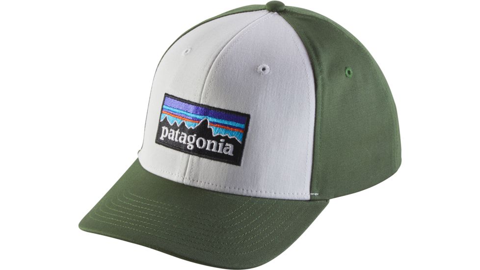 Patagonia P-6 Logo Roger That Hat-White-One Size