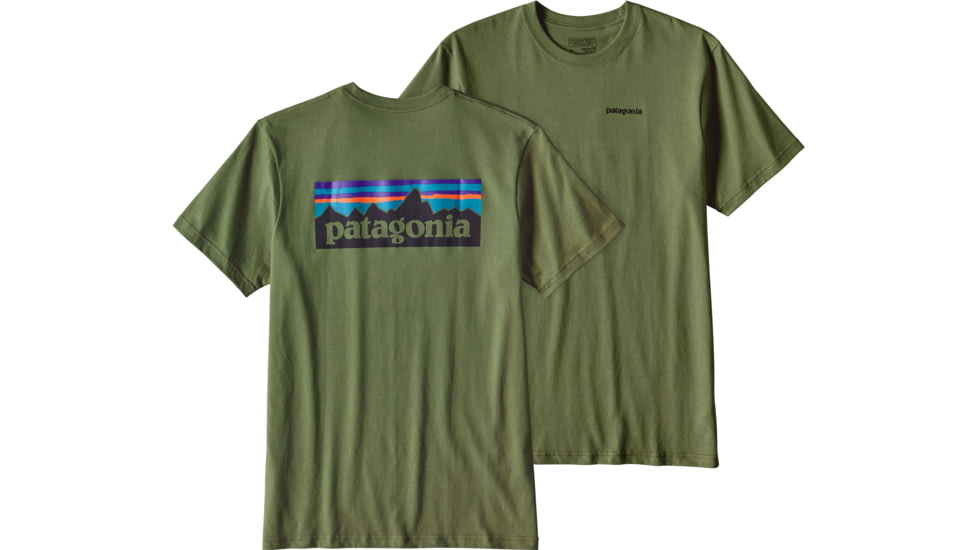 Patagonia P-6 Logo Short Sleeve T-Shirt - Men's-X-Large-Buffalo Green