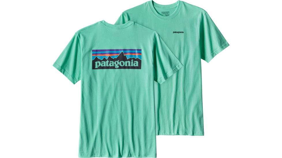 Patagonia P-6 Logo Short Sleeve T-Shirt - Men's-Small-Galah Green