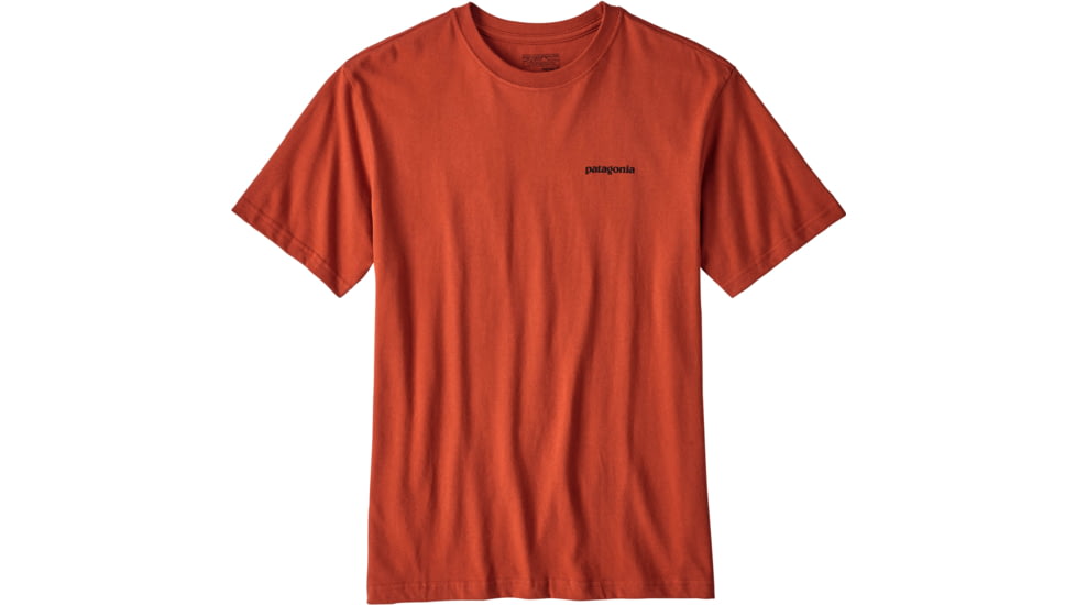 Patagonia P-6 Logo Short Sleeve T-Shirt - Men's-Medium-Roots Red