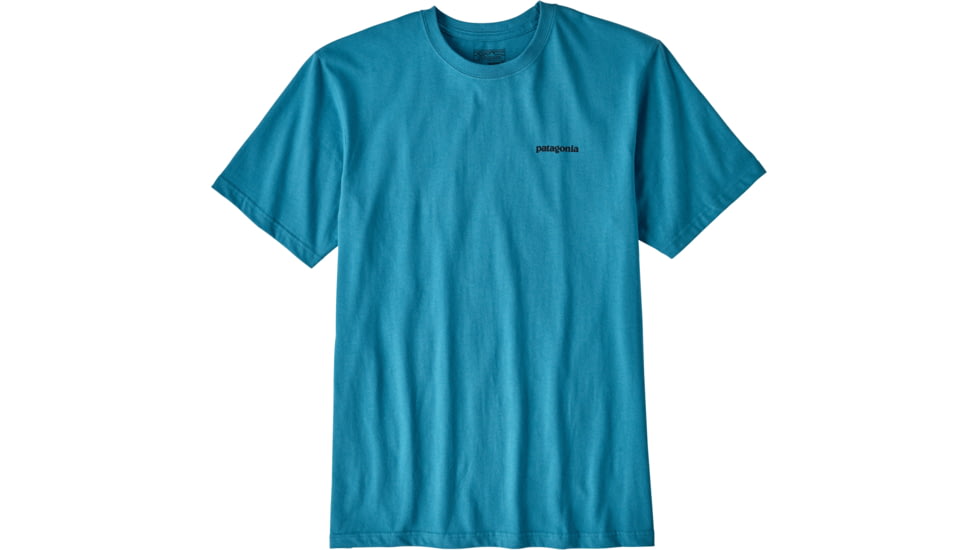 Patagonia P-6 Logo Short Sleeve T-Shirt - Men's-Small-Filter Blue
