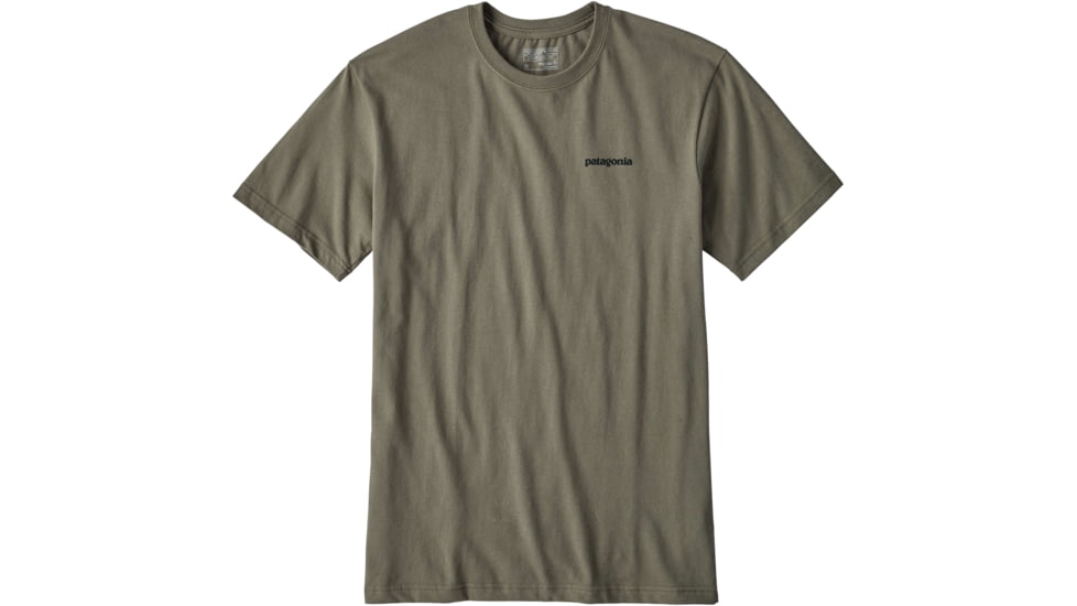 Patagonia P-6 Logo Short Sleeve T-Shirt - Men's-Medium-Industrial Green