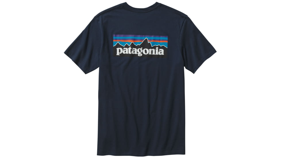 Patagonia P-6 Logo Short Sleeve T-Shirt - Men's-XX-Large-Navy Blue