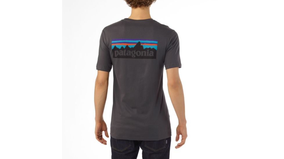 P-6 Logo Short Sleeve T-Shirt - Mens-XX-Large-Forge Grey