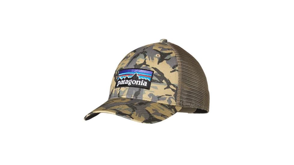 Patagonia P6 LoPro Trucker Hat - Mens-Big Camo/Classic Tan