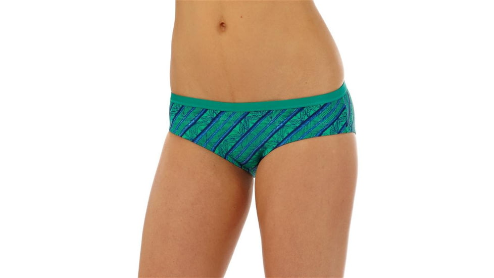 Patagonia Paries Bottom - Womens-Tapa Stripe/Emerald-Medium