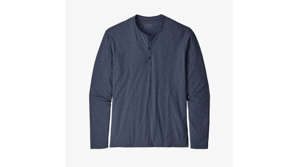 Patagonia Patagonia Mens Long Sleeve Organic Cotton LW Henley Pullover, 53200-NENA-L