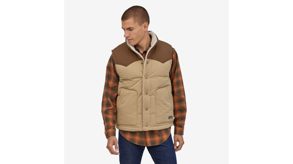 Patagonia Patagonia Mens Reversible Bivy Down Vest, 27588-BSNG-XXL