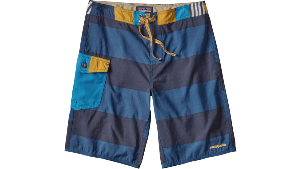 Patagonia Patch Pocket Wavefarer Board Shorts - 20'' - Men's-Da Bull Big/Big Sur Blue-30 Waist