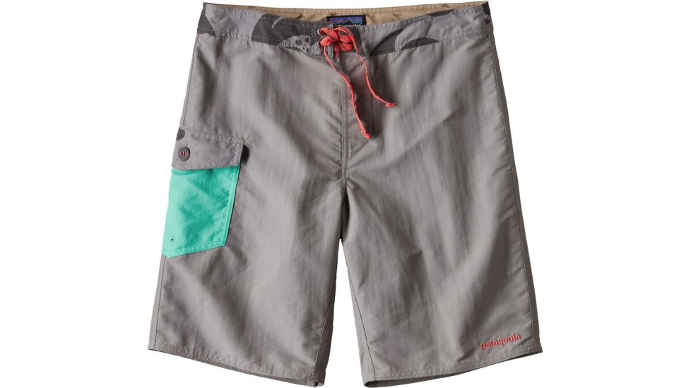 Patagonia Patch Pocket Wavefarer Board Shorts - 20'' - Men's-Feather Grey-34 Waist