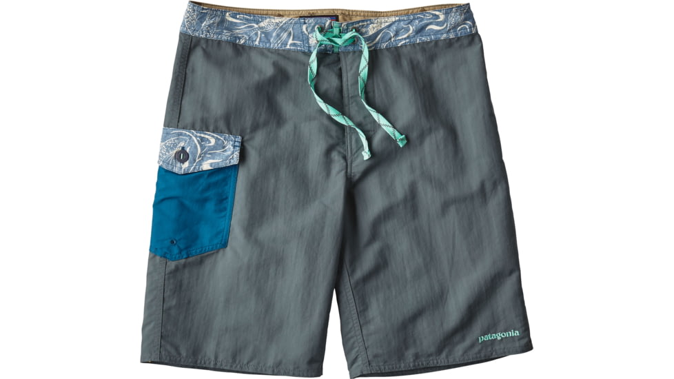 Patagonia Patch Pocket Wavefarer Board Shorts - 20'' - Men's-Nouveau Green-36 Waist