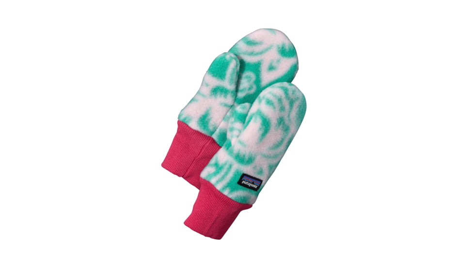 Patagonia Pita Pocket Mittens - Baby-Barceloneta/Aqua Stone-24M