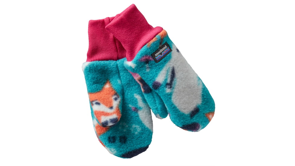 Patagonia Pita Pocket Mittens - Baby-Festival Fox/Epic Blue-6M
