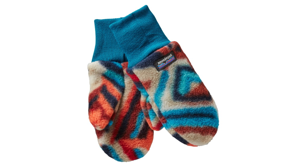Patagonia Pita Pocket Mittens - Baby-Raven Tapestry/Navy Blue