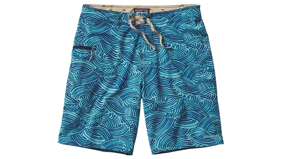 Planing Stretch 20 in Board Shorts - Mens-Water Maker/Howling Turquoise-20 in-35 Waist