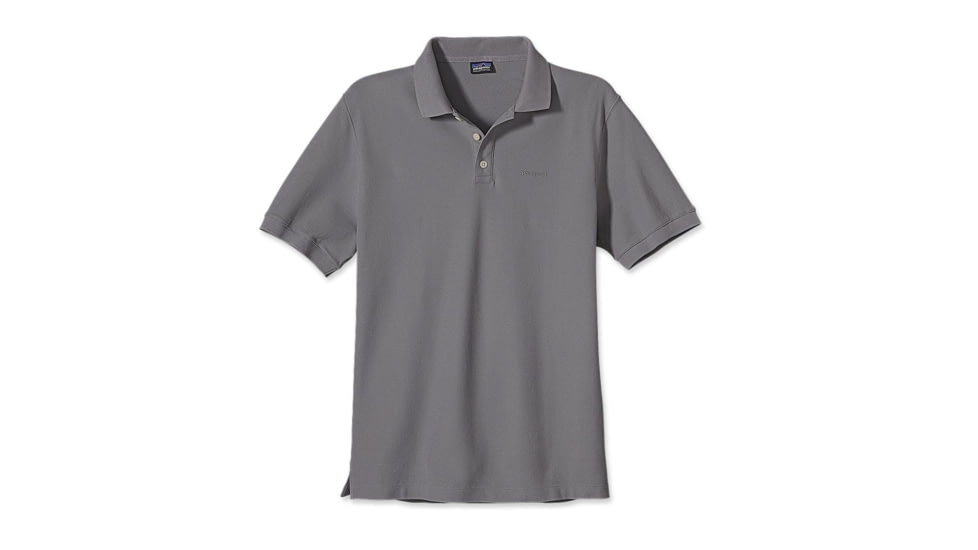 Patagonia Polo Shirt - Men's-Feather Grey-Large