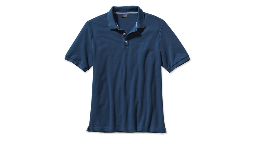 Patagonia Polo Shirt - Men's-Glass Blue-X-Large