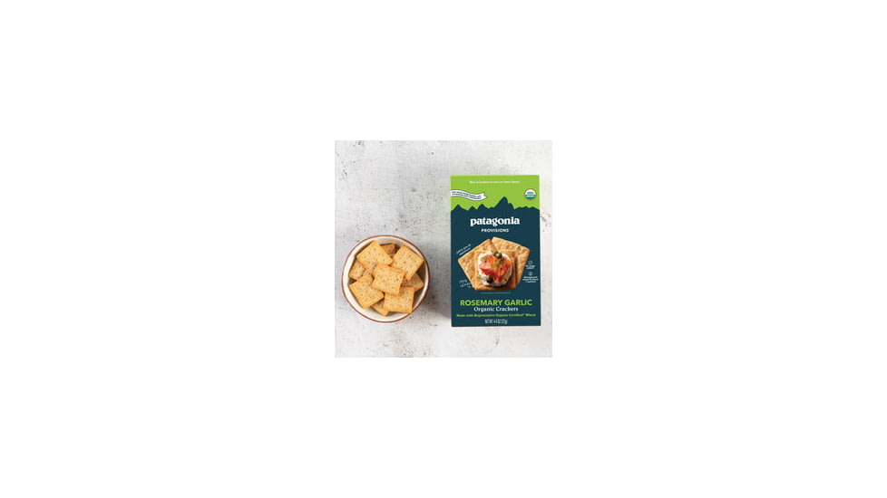 Patagonia Provisions Organic Rosemary Garlic Crackers - 6 Boxes, 42520616435898