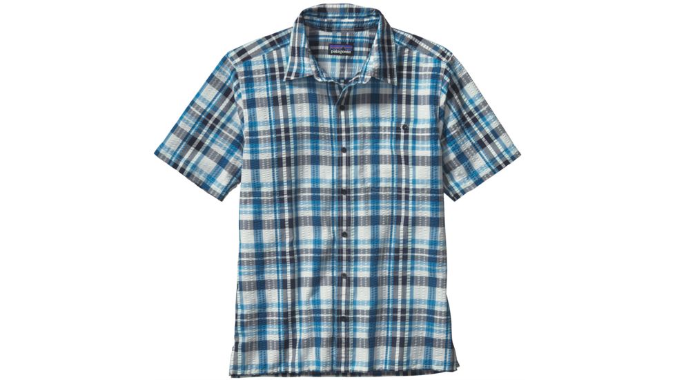 Puckerware Short Sleeve Shirt - Mens -X-Large-Sisquoc/Underwater Blue