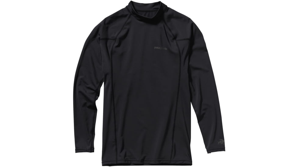 Patagonia R0 Long-Sleeved Top - Men's-Black/Forge Grey-Medium