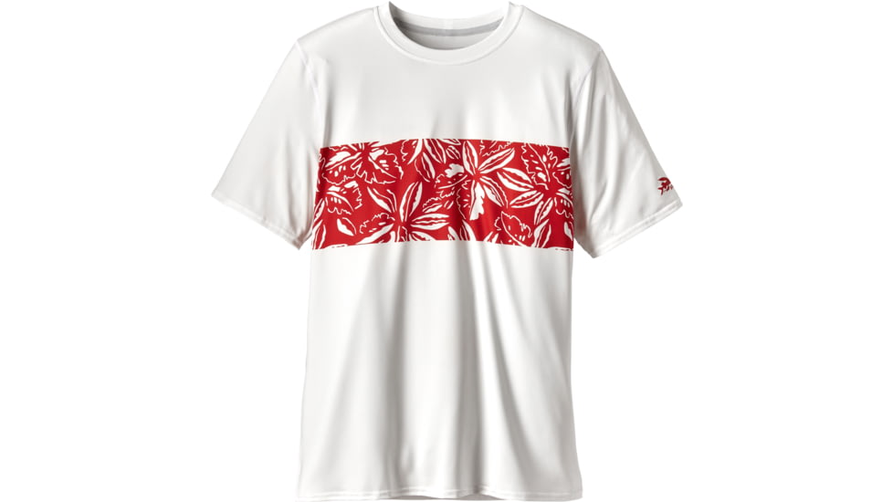 Patagonia R0 Short-Sleeved Sun Tee - Men's-Tropical Band/White-Medium