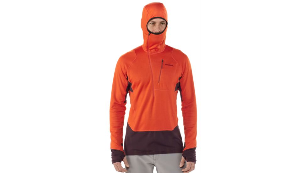 Patagonia R1 Hoody - Men's-Electric Orange-X-Small