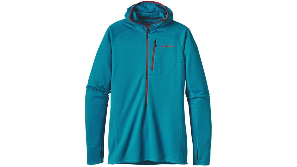 Patagonia R1 Hoody - Men's-Small-Grecian Blue