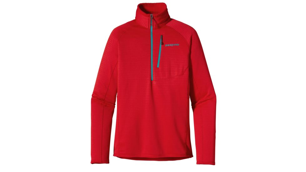 Patagonia R1 Pullover - Women's-French Red/Mogul Blue-X-Small