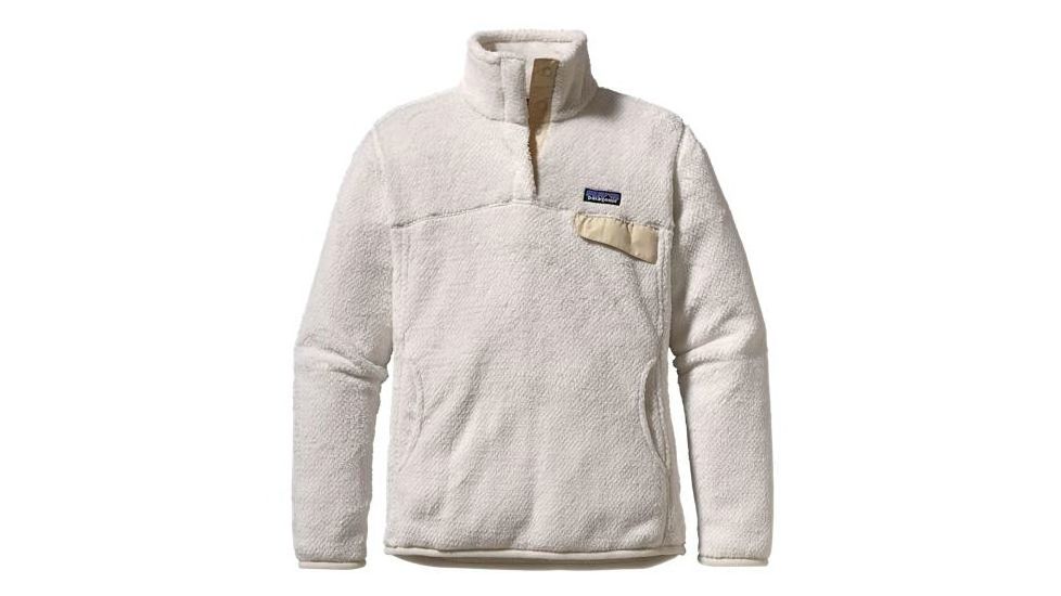 Patagonia Re-Tool Snap-T Pullover - Womens-Raw Linen/White-Large