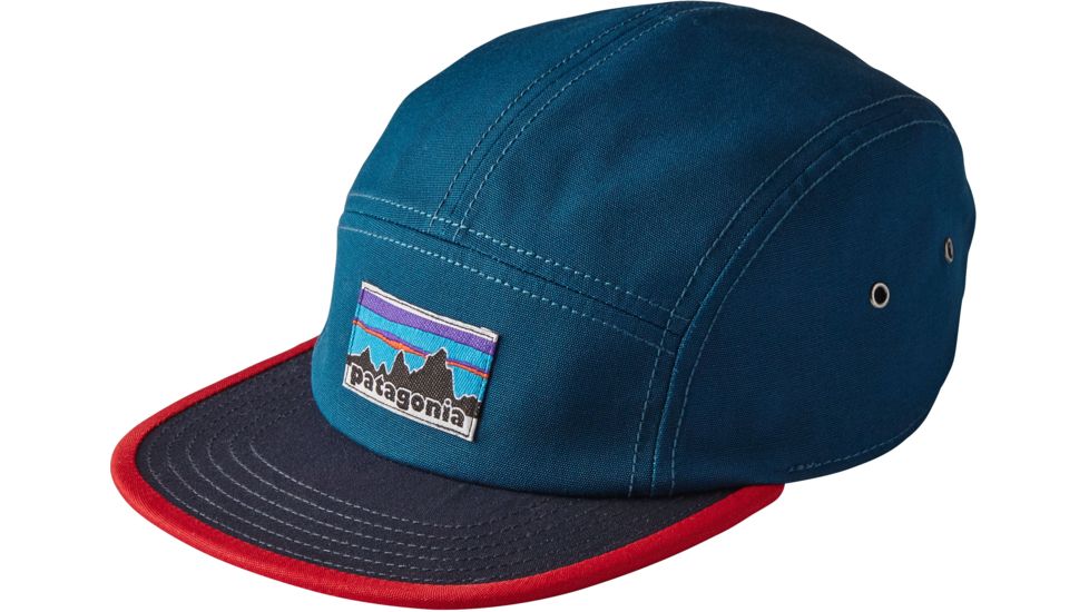 Patagonia Retro Fitz Roy Label Tradesmith Cap - Men's-Big Sur Blue