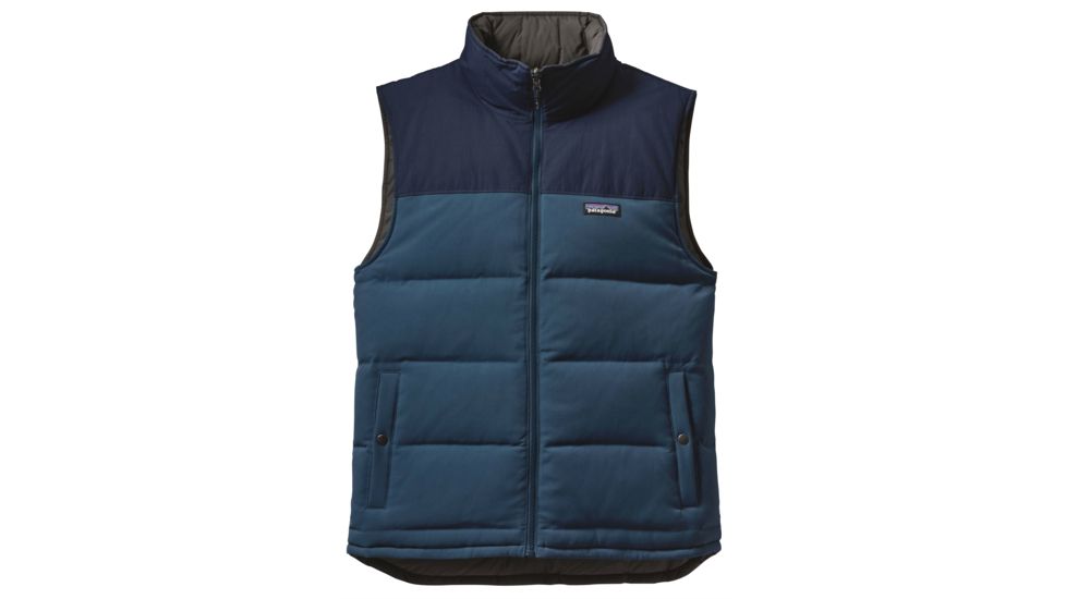 Patagonia Reversible Bivy Down Vest - Men's -Glass Blue-XX-Large
