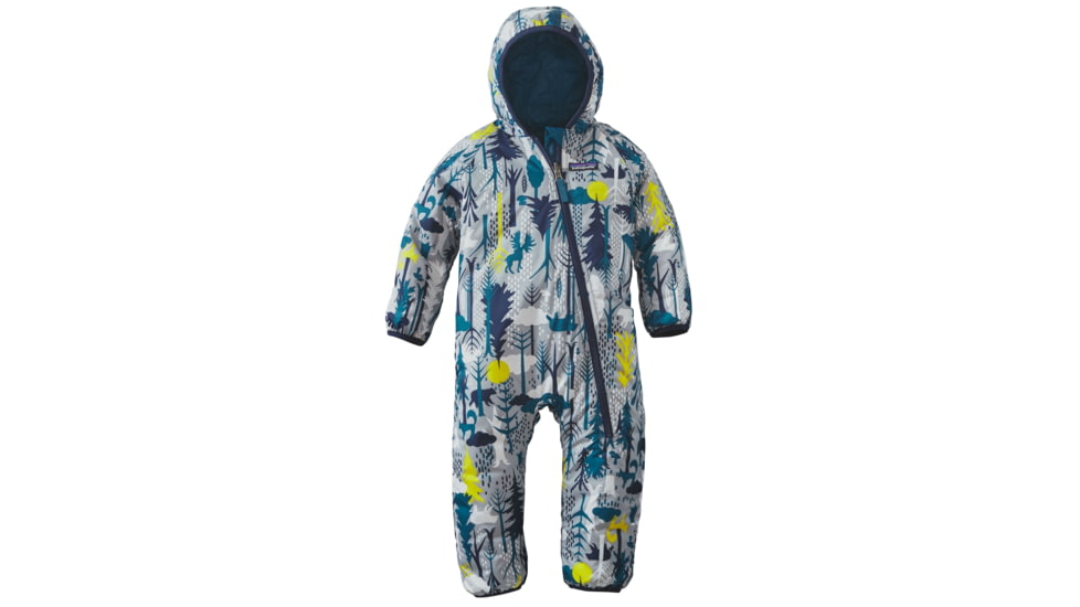 Patagonia Reversible Puff-Ball Bunting - Baby-PFriendsB/Drifter Grey-6M