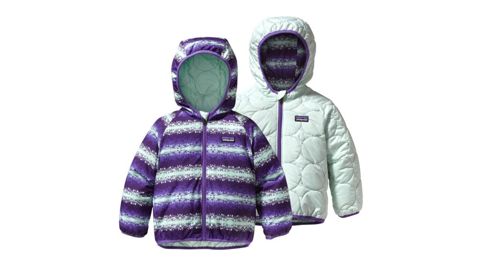 Patagonia Reversible Puff-Ball Jacket - Baby-Patos Friends/Classic Navy-4T