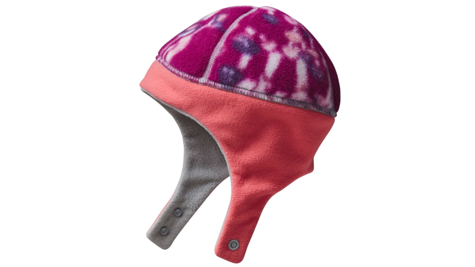 Patagonia Reversible Synchilla Hat - Baby-Mushroom Forest/Indy Pink-24M