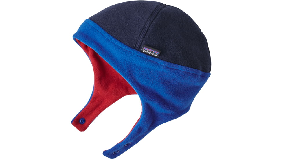 Patagonia Reversible Synchilla Hat - Baby-Navy Blue-12M