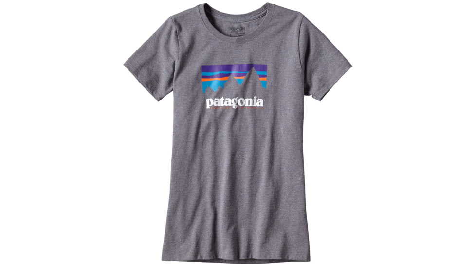Patagonia Shop Sticker Cotton/Poly Responsibili-Tee - Women's-Nickel-X-Small