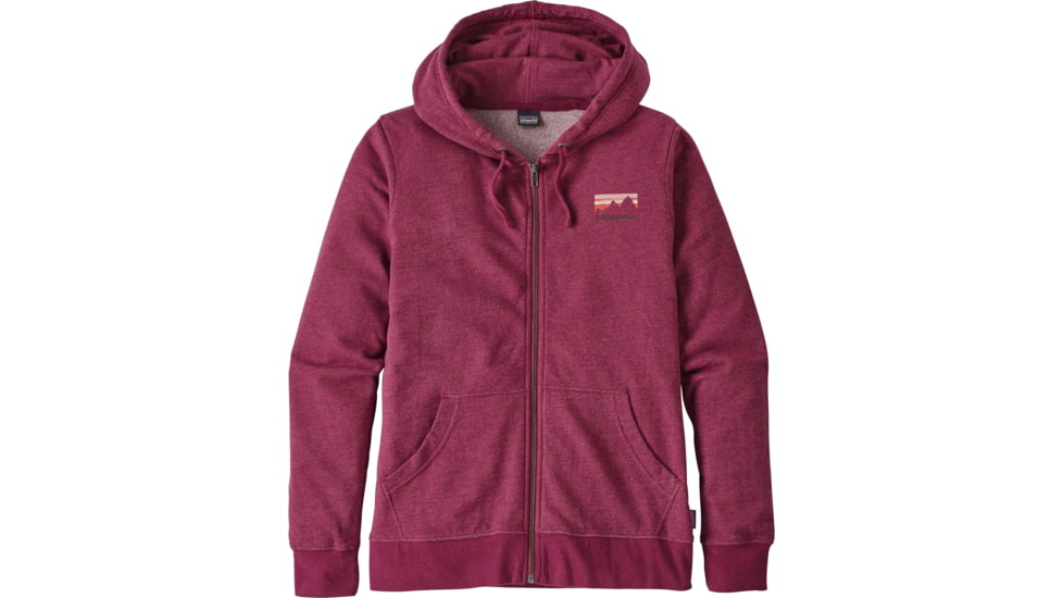 Patagonia Shop Sticker Lightweight Full-Zip Hoody - Women's-Magenta-X-Small