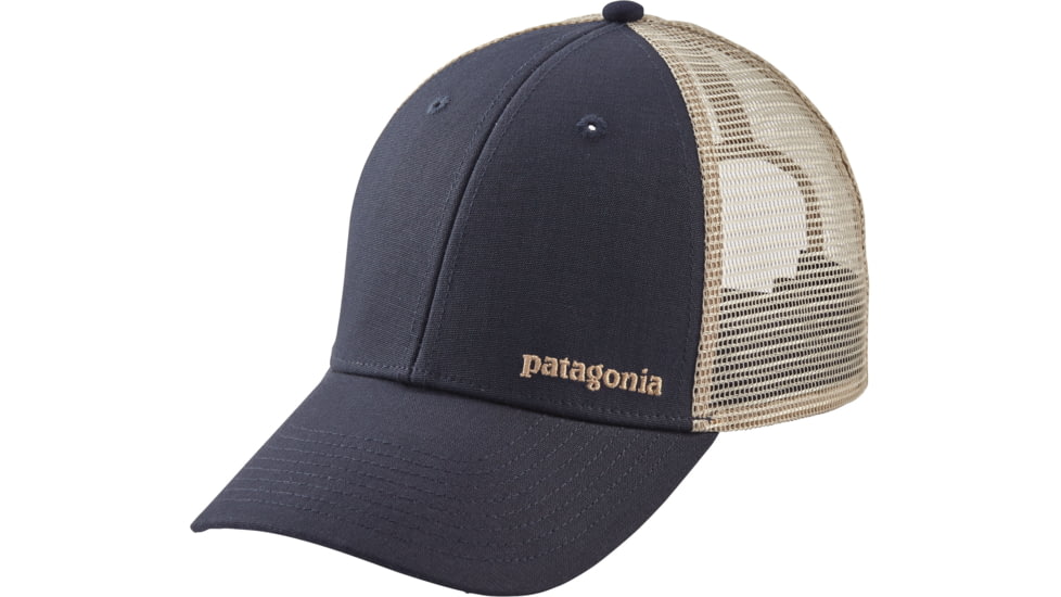 Patagonia Small Text Logo LoPro Trucker Hat - Men's-Smolder Blue