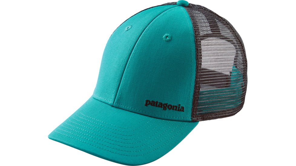 Patagonia Small Text Logo LoPro Trucker Hat - Men's-True Teal