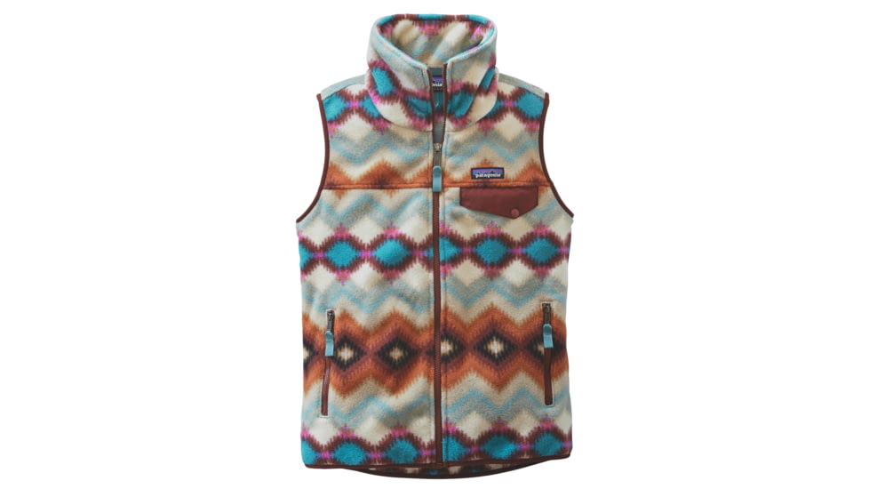 Patagonia Snap-T Vest - Women's -Timber Twist/Cinder Red-Small