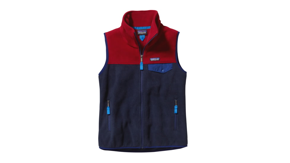 Patagonia Snap-T Vest - Womens -Navy Blue-Large