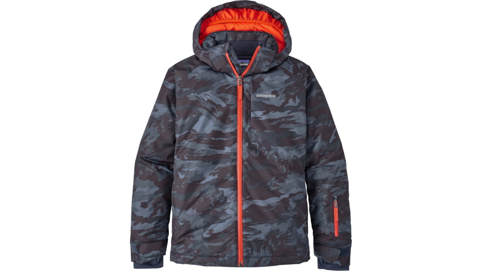 Patagonia Snowshot Jacket - Boys'-El Nino Camo/Black-Small