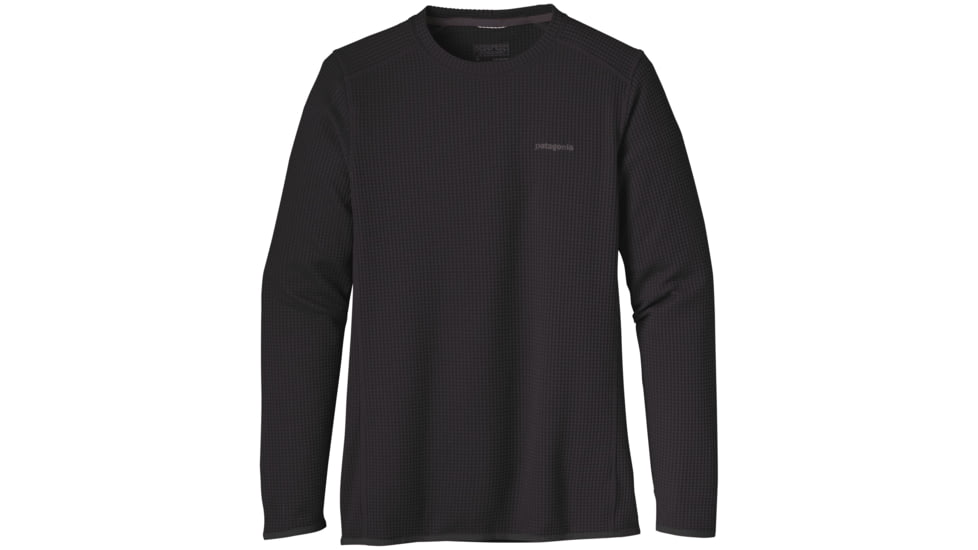 Patagonia Speed Waffle Crew - Men's -Black-X-Large