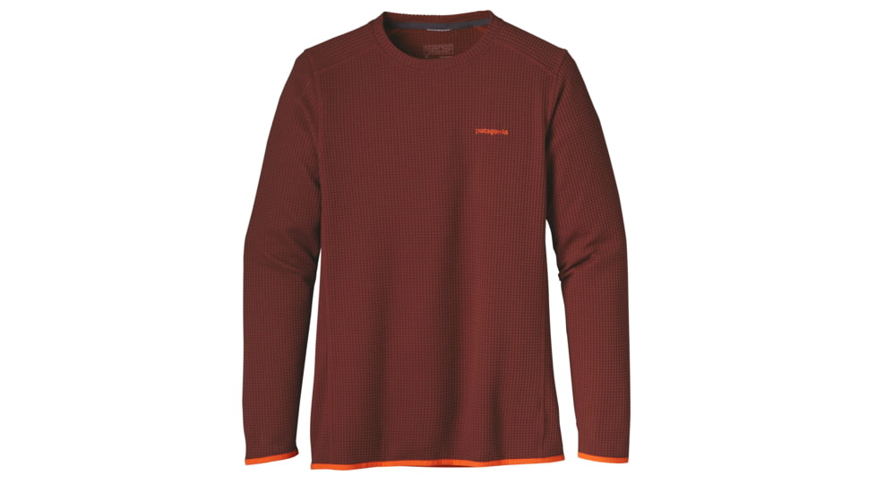 Patagonia Speed Waffle Crew - Men's -Cinder Red-Large