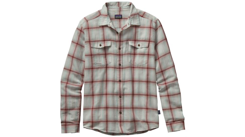 Steersman Long Sleeve Shirt - Mens -Hazy/Drumfire Red-Large