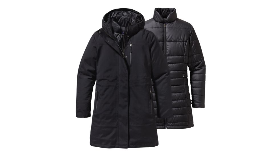 Patagonia Stormdrift 3-in-1 Parka - Womens-Black-Large