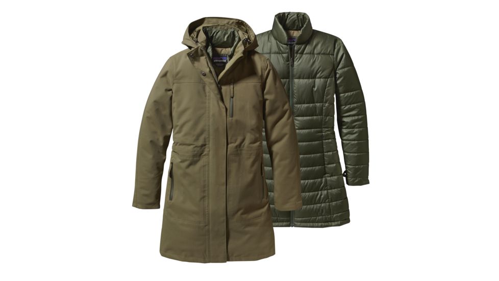 Patagonia Stormdrift 3-in-1 Parka - Womens-Fatigue Green-X-Small
