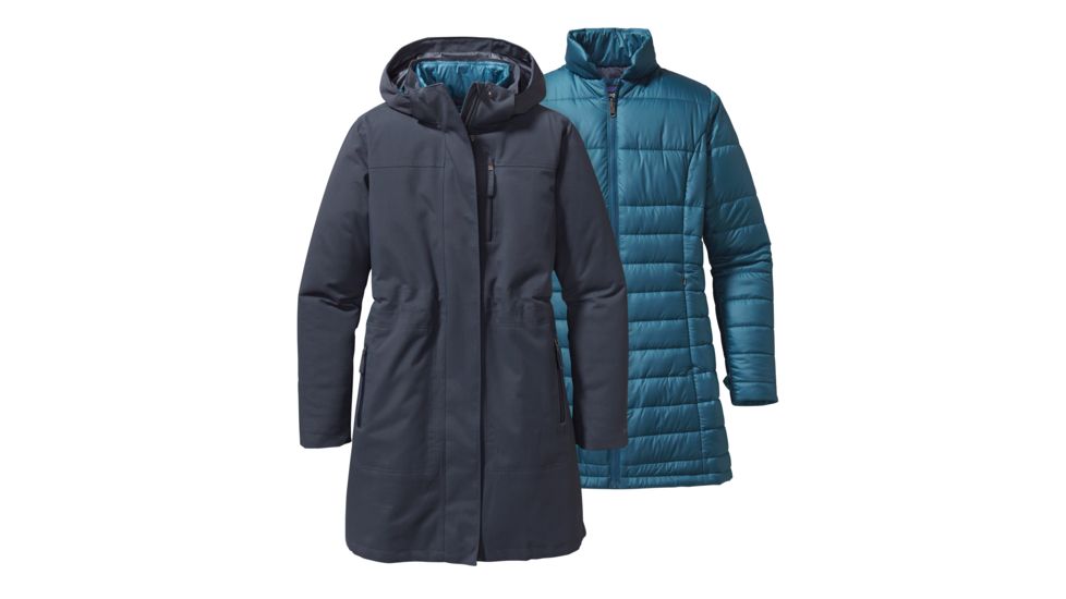 Patagonia Stormdrift 3-in-1 Parka - Womens-Smolder Blue-Large