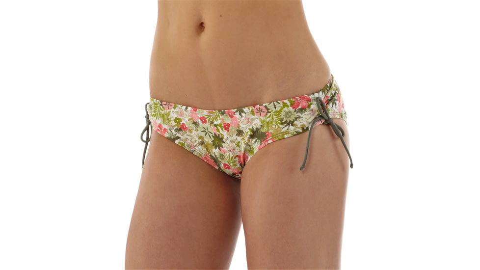 Sunamee Side Tie Bottoms - Womens-Neo Tropics Petite/Shock Pink-Large