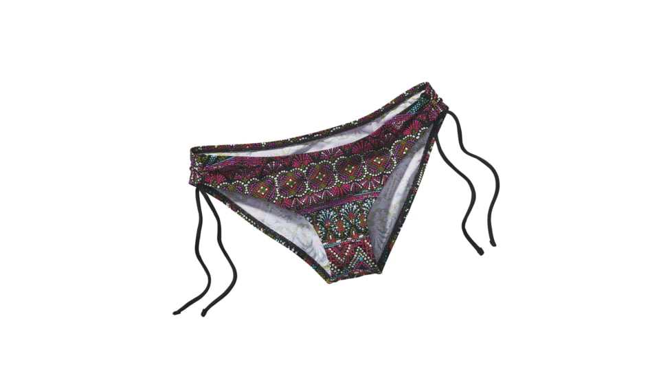 Sunamee Side Tie Bottoms - Womens-Papyrus Pop/Black-Small